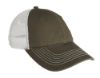 District Mesh Back Cap - Army with White