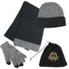 Cold Weather Set - Black with Gray