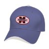 Wave Sandwich Cap - Royal Blue with White