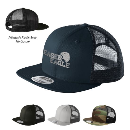 New Era Original Fit Snapback Trucker Cap - Black with Black