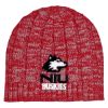 Knit Beanie Cap - Red