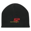 Double Layer Fleece Beanie - Black