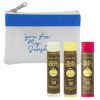 Sun Bum 3-pc. Lip Balm Kit - White with Royal Blue