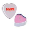 Heart Tin Candle - Pink