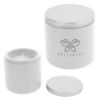 Cali Clay Cement Candle - White