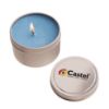 4 Oz. Candle In Round Tin - Blue