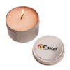 4 Oz. Candle In Round Tin - Orange