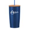 20 Oz. Himalayan Tumbler with Bamboo Lid - Metallic Blue