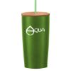 20 Oz. Himalayan Tumbler with Bamboo Lid - Metallic Lime Green