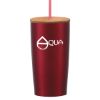 20 Oz. Himalayan Tumbler with Bamboo Lid - Metallic Red