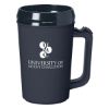 22 Oz. Thermo Insulated Mug - Black