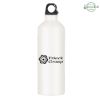 25 Oz. Aluminum Tundra Bike Bottle - Metallic White