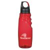 24 Oz. Crest Carabiner Sports Bottle - Red