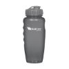 30 Oz. Poly-clear Gripper Bottle - Translucent Charcoal