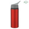 25 Oz. Full Color Aluminum Bike Bottle - Metallic Red