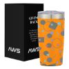 20 Oz. Aws Full Color Two-tone Himalayan Tumbler - Orange