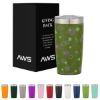 20 Oz. Aws Full Color Two-tone Himalayan Tumbler - Dark Green