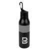 18 Oz. Beckley Stainless Steel Bottle - Black with Gray