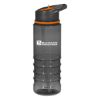 24 Oz. Gripper Bottle - Charcoal with Orange