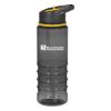 24 Oz. Gripper Bottle - Charcoal with Yellow