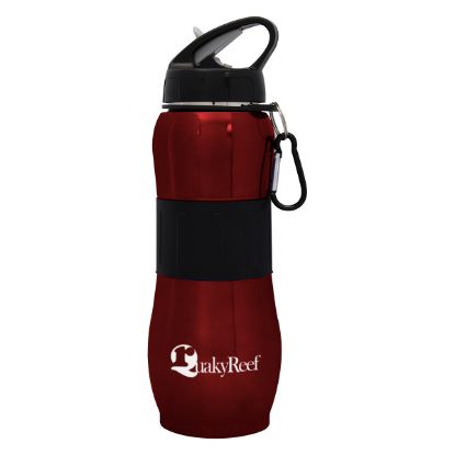 28 Oz. Sport Grip Stainless Steel Bottle