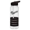 24 Oz. Banded Gripper Bottle - Black Lid and Grip