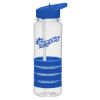 24 Oz. Banded Gripper Bottle - Blue Lid and Grip