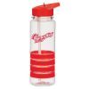 24 Oz. Banded Gripper Bottle - Red Lid and Grip