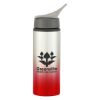 25 Oz. Aluminum Ozona Tumbler - Silver with Red