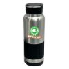 20 Oz. Kinsley Stainless Steel Bottle - Silver with Black