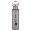 21 Oz. Tipton Stainless Steel Bottle with Bamboo Lid - Graphite