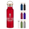 21 Oz. Full Laser Tipton Stainless Steel Bottle with Bamboo Lid