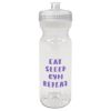 28 Oz. Poly-clear Fitness Bottle - Translucent Clear