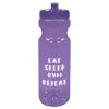 28 Oz. Poly-clear Fitness Bottle - Translucent Purple