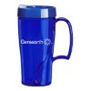 16 Oz. Arrondi Travel Mug - Transparent Blue