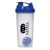 24 Oz. Shake-it-up Bottle - Clear with Blue