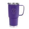 30 Oz. Lisbon Stainless Steel Tumbler - Purple