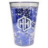 15 Oz. Shimmer Glitter Tumbler - Clear with Blue Glitter