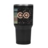 30 Oz. Full Color Reynolds Stainless Steel Tumbler - Black