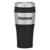 15 Oz. Terra Tumbler - Silver with Black