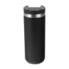 18 Oz. Full Laser Sienna Stainless Steel Bottle - Matte Black