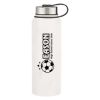 40 Oz. Invigorate Stainless Steel Bottle - White