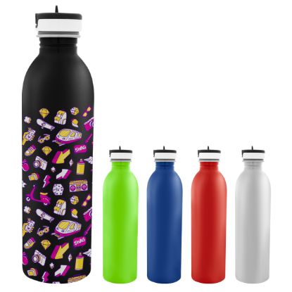 24 Oz. Full Color Stainless Steel Newcastle Bottle