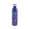 24 Oz. Full Color Stainless Steel Newcastle Bottle - Blue