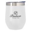 12 Oz. Vinay Stemless Wine Glass - White