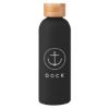 17 Oz. Blair Stainless Steel Bottle With Bamboo Lid - Black