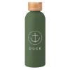 17 Oz. Blair Stainless Steel Bottle With Bamboo Lid - Olive