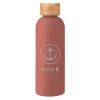 17 Oz. Blair Stainless Steel Bottle With Bamboo Lid - Terracotta