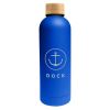 17 Oz. Blair Stainless Steel Bottle With Bamboo Lid - Blue