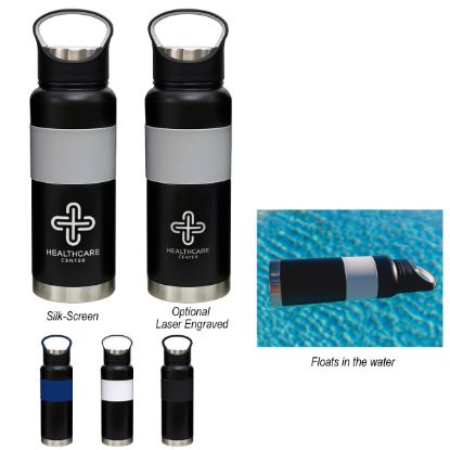 24 Oz. Floating Stainless Steel Bottle